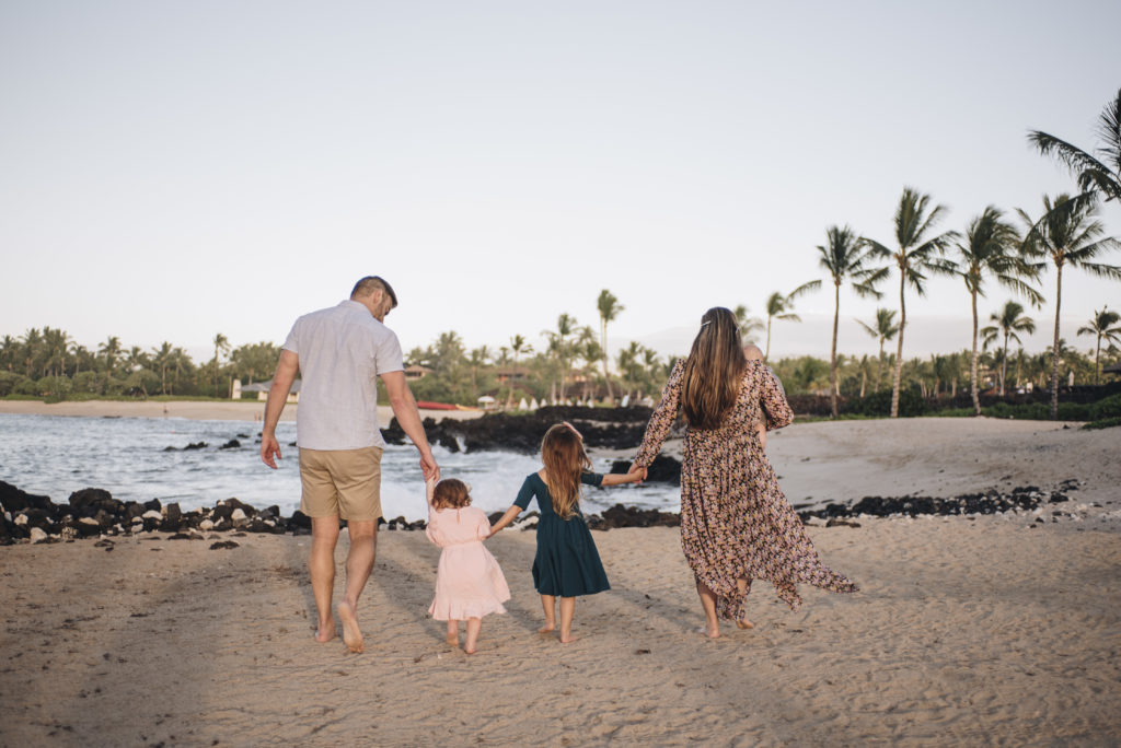 Family photos in Hawaii