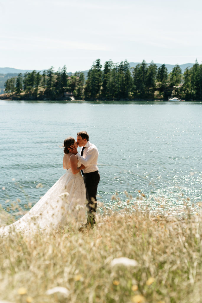 Gorgeous views of Vancouver Elopement Photoshoot on Salt Spring Island