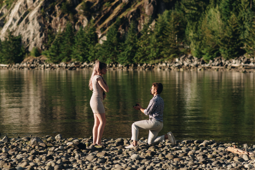engagement photoshoot in Vancouver